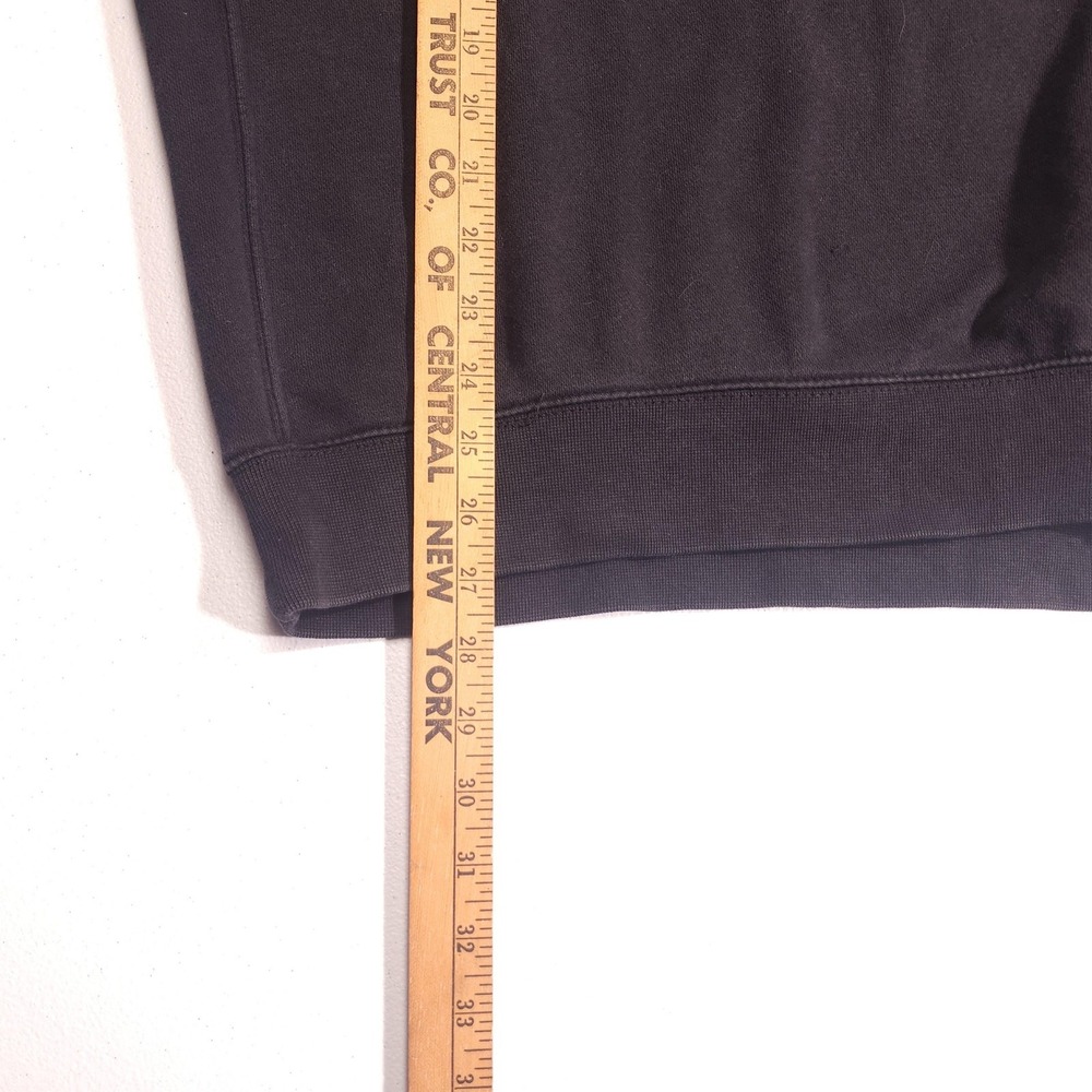 Nike Floral Logo Sweatshirt Mens L Black Embroidered Fleece Crewneck - Picture 7 of 8